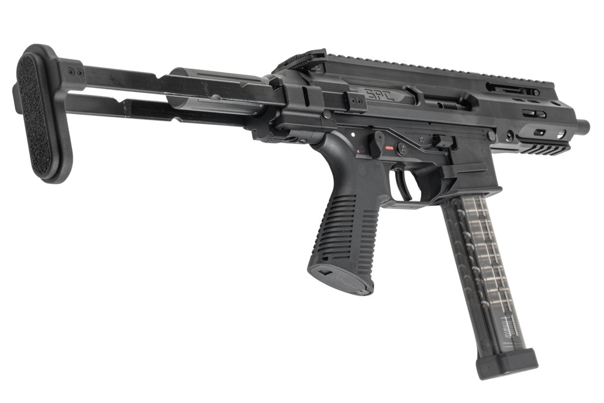 Maruyama SPC-9 PDW エアソフト GBB ライフル - ブラック-AIRSOFT GOGO エアガン・サバゲー用品通販