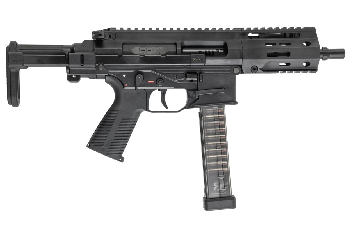 Maruyama SPC-9 PDW エアソフト GBB ライフル - ブラック-AIRSOFT GOGO エアガン・サバゲー用品通販