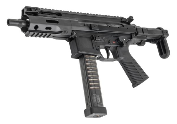 Maruyama SPC-9 PDW エアソフト GBB ライフル - ブラック-AIRSOFT GOGO エアガン・サバゲー用品通販