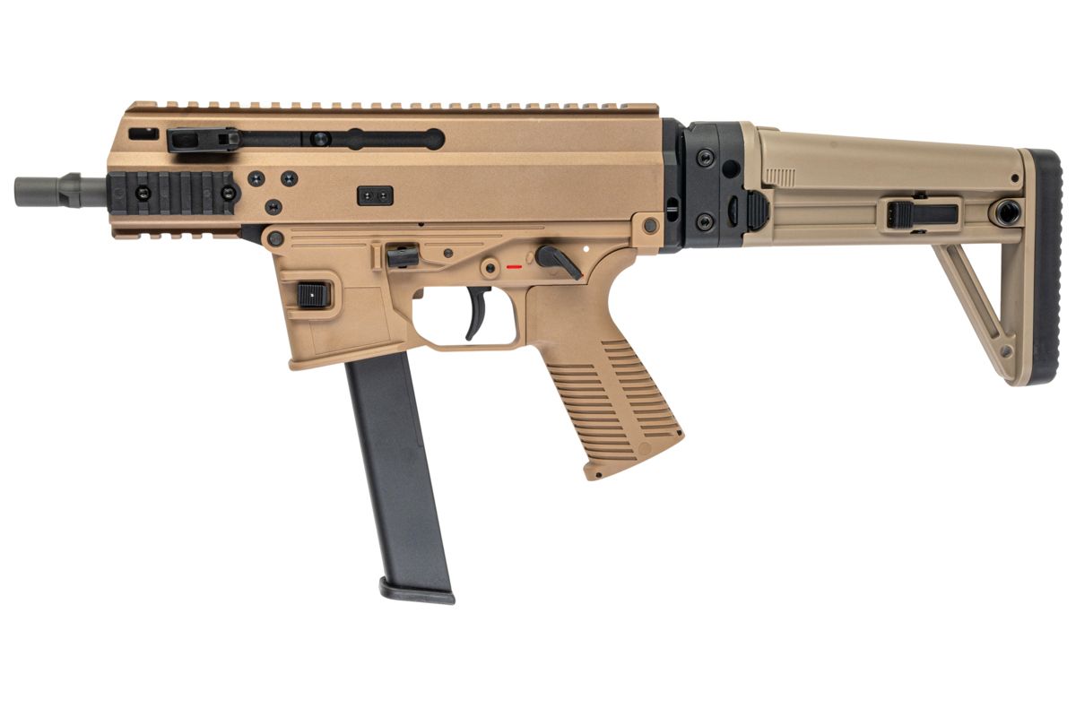 MaruyamaSCW-9 Pro G GBBエアソフトSMG（MBTストック付き） - タン-AIRSOFT GOGO エアガン・サバゲー用品通販