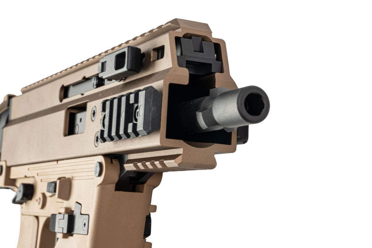 MaruyamaSCW-9 Pro G GBBエアソフトSMG（MBTストック付き） - タン-AIRSOFT GOGO エアガン・サバゲー用品通販