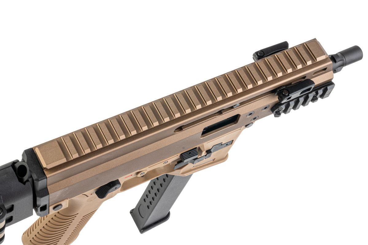 MaruyamaSCW-9 Pro G GBBエアソフトSMG（MBTストック付き） - タン-AIRSOFT GOGO エアガン・サバゲー用品通販