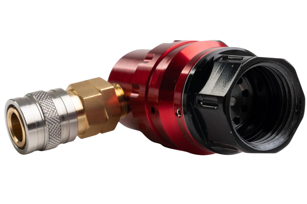 Mechlabs Nexxus Flo Max レギュレーター（エアライン付き） - 赤-AIRSOFT GOGO エアガン・サバゲー用品通販