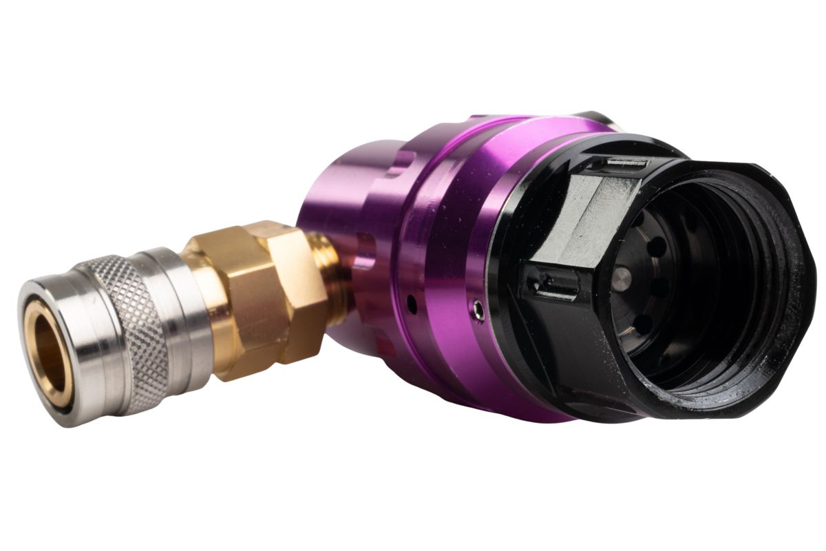 Mechlabs Nexxus Flo Max レギュレーター（エアライン付き） - 紫-AIRSOFT GOGO エアガン・サバゲー用品通販