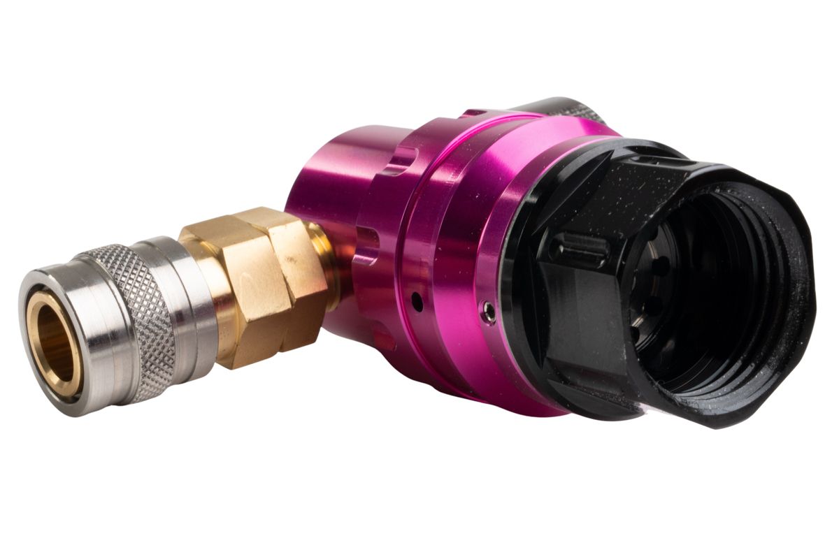 Mechlabs Nexxus Flo Max レギュレーター（エアライン付き） - ピンク-AIRSOFT GOGO エアガン・サバゲー用品通販