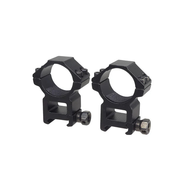 MIC 30mm径スコープマウントリング (MIC-MT-0041) - ブラック-AIRSOFT GOGO エアガン・サバゲー用品通販