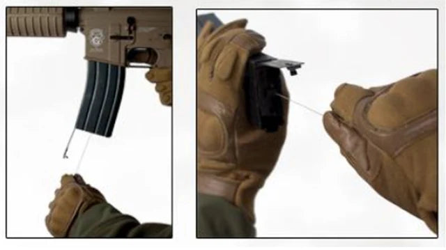 MIC 360 ラウンド高速フラッシュマガジン AR / M4 AEG 用 (MAG-04T) - フラットダークアース-AIRSOFT GOGO エアガン・サバゲー用品通販