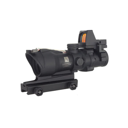 MIC 4x32 ACOG TA31 ファイバーグロースコープ RMR付き (MIC-HJ7011) - ブラック-AIRSOFT GOGO エアガン・サバゲー用品通販