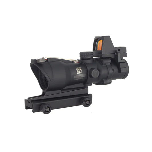 MIC 4x32 ACOG TA31 ファイバーグロースコープ RMR付き (MIC-HJ7011) - ブラック-AIRSOFT GOGO エアガン・サバゲー用品通販