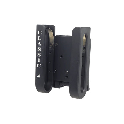 MIC アルミニウム / アルミ 4 Rds 12GA ショットシェル キャリア (MIC-HOL-071) - ブラック-AIRSOFT GOGO エアガン・サバゲー用品通販