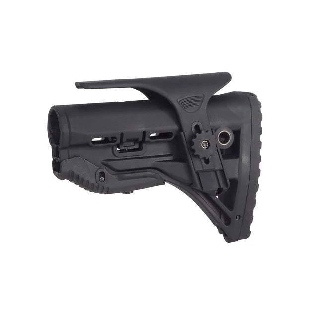 MIC GL-Shock チークレスト付き M4 エアソフトガン用 (MIC-GLSM4) - ブラック-AIRSOFT GOGO エアガン・サバゲー用品通販
