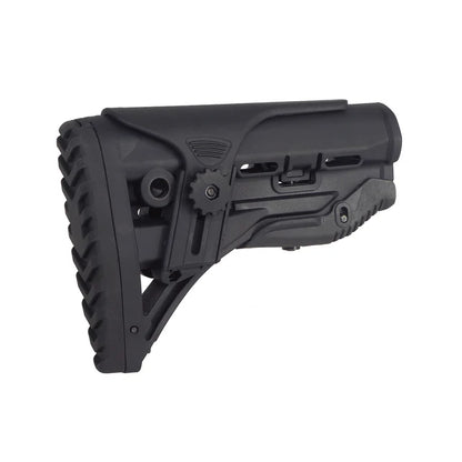 MIC GL-Shock チークレスト付き M4 エアソフトガン用 (MIC-GLSM4) - ブラック-AIRSOFT GOGO エアガン・サバゲー用品通販