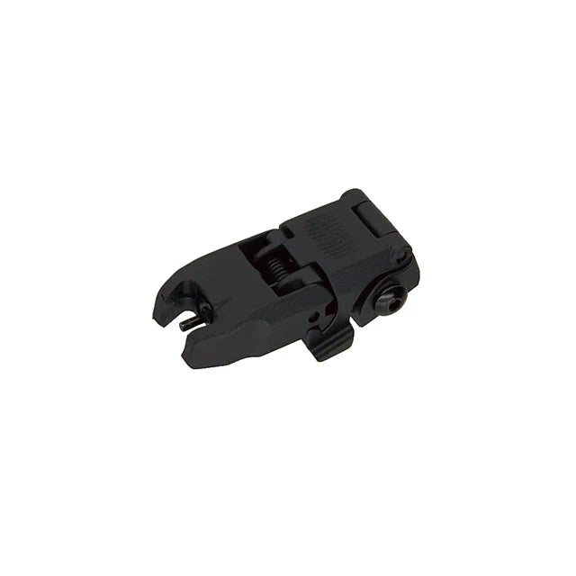 MIC フリップアップフロントサイト 20mmレイル用 (MIC-BUS-F) - ブラック-AIRSOFT GOGO エアガン・サバゲー用品通販