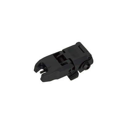 MIC フリップアップフロントサイト 20mmレイル用 (MIC-BUS-F) - ブラック-AIRSOFT GOGO エアガン・サバゲー用品通販