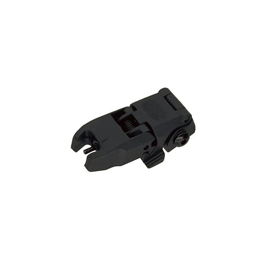 MIC フリップアップフロントサイト 20mmレイル用 (MIC-BUS-F) - ブラック-AIRSOFT GOGO エアガン・サバゲー用品通販