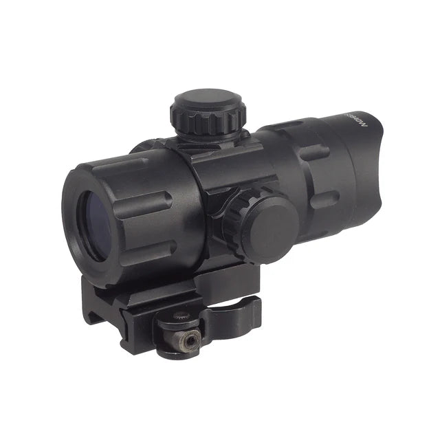 MIC ITA 38mm グリーン/レッド ドット サイト (MIC-SC-3840W) - ブラック-AIRSOFT GOGO エアガン・サバゲー用品通販
