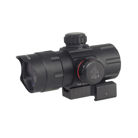MIC ITA 38mm グリーン/レッド ドット サイト (MIC-SC-3840W) - ブラック-AIRSOFT GOGO エアガン・サバゲー用品通販