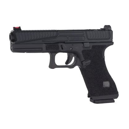 MIC カスタム オーバーバイト G17 ガスブローバック エアソフトガン (MIC-GBB-STMT) - ブラック-AIRSOFT GOGO エアガン・サバゲー用品通販