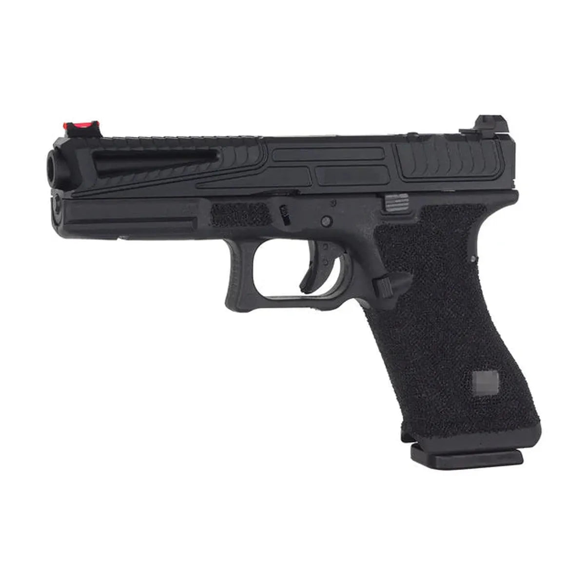 MIC カスタム オーバーバイト カットアウト G17 ガス ブローバック エアソフトガン (MIC-GBB-STMT-C) - ブラック-AIRSOFT GOGO エアガン・サバゲー用品通販
