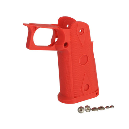 MIC カスタム ピストルグリップ マルイ / WE ハイキャパ エアソフトガン用 (MIC-AB151) - オレンジ-AIRSOFT GOGO エアガン・サバゲー用品通販