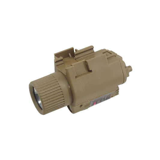 MIC M6 懐中電灯（赤色レーザー付き）（SC-0134）-ダークアース-AIRSOFT GOGO エアガン・サバゲー用品通販