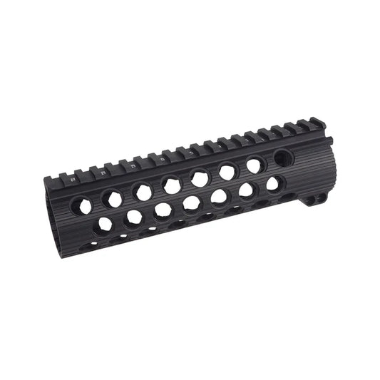 MIC M7A1 スタイル バトルレイル TRX ハンドガード AR / M4 シリーズ用 (MIC-TRX) - ブラック, 7.6インチ-AIRSOFT GOGO エアガン・サバゲー用品通販
