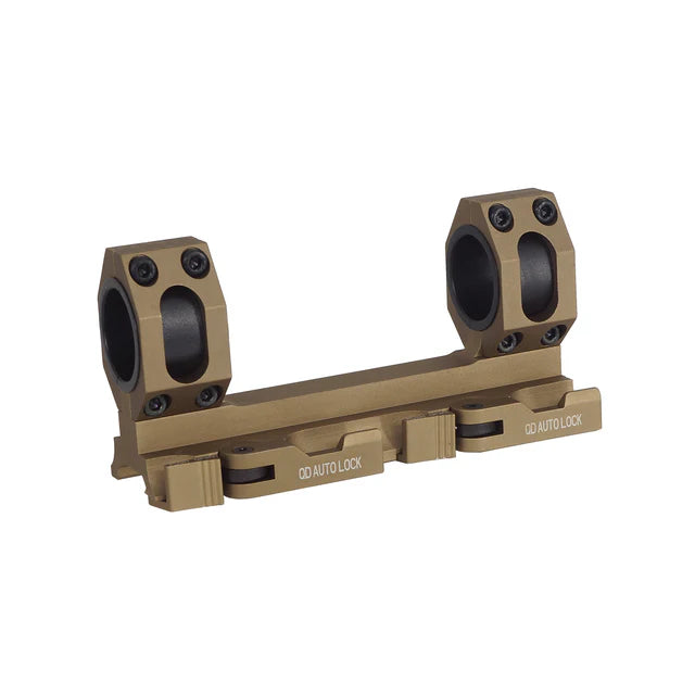 MIC QD ダブルリングスコープマウント 20mmレイル用 (MT-0055B) - ダークアース-AIRSOFT GOGO エアガン・サバゲー用品通販