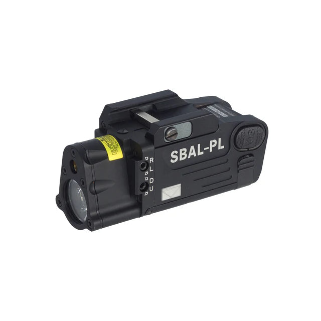 MIC SBAL-PL デュアルビーム照準レーザーピストルライト 20mmレイル用 (SBAL-PL) - ブラック-AIRSOFT GOGO エアガン・サバゲー用品通販