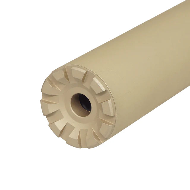 MIC Specter 150mm モックサプレッサー 14mm用 (MIC-TB989-DE) - ダークアース-AIRSOFT GOGO エアガン・サバゲー用品通販