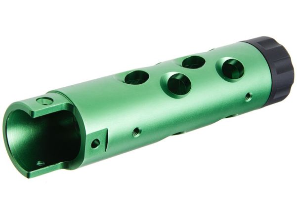 Narcos Airsoft Action Army AAP01 GBB エアソフト フロントバレルキット (タイプ1) (CNCアルミニウム / アルミ 6061) - グリーン-AIRSOFT GOGO エアガン・サバゲー用品通販