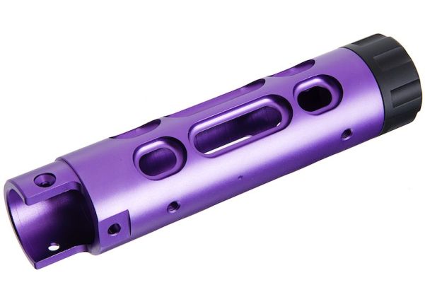 Narcos Airsoft Action Army AAP01 GBB エアソフト フロントバレルキット (タイプ2) (CNCアルミニウム / アルミ 6061) - 紫-AIRSOFT GOGO エアガン・サバゲー用品通販