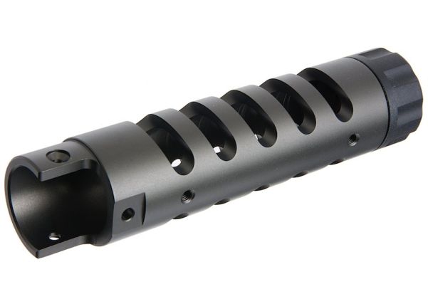 Narcos Airsoft Action Army AAP01 GBB エアソフト フロントバレルキット (タイプ5) (CNCアルミニウム / アルミ 6061) - チタングレー-AIRSOFT GOGO エアガン・サバゲー用品通販