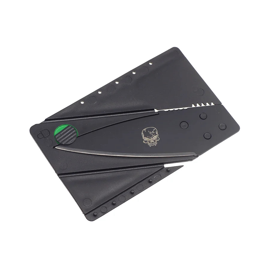 Necromancer ポータブル クレジットカード型折りたたみナイフ (TL-0004)-AIRSOFT GOGO エアガン・サバゲー用品通販