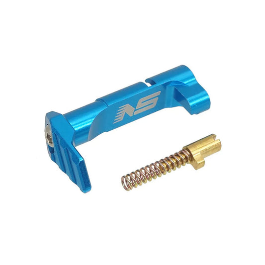 NexxSpeed CNC アルミマガジンキャッチ マルイ ハイキャパ エアソフトガン用 (NS-MCHI) - ブルー-AIRSOFT GOGO エアガン・サバゲー用品通販
