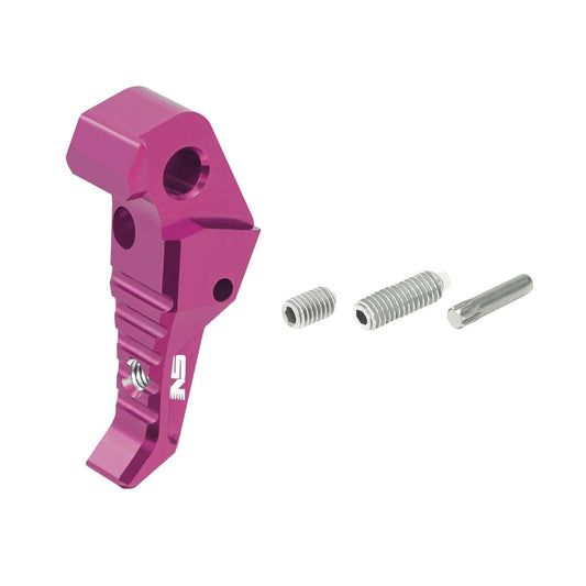 NexxSpeed CNC アルミニウム調整可能トリガー AAP-01 エアソフトガン用 (NS-TGAP) - パープル-AIRSOFT GOGO エアガン・サバゲー用品通販