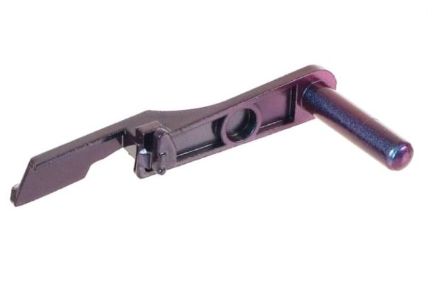 Nine Ball カスタム GBBスライドストップ NEO - ZANSHIN Tokyo Marui ハイキャパ/MEU/ M45A1 GBB 用 - ムラサキ紫-AIRSOFT GOGO エアガン・サバゲー用品通販