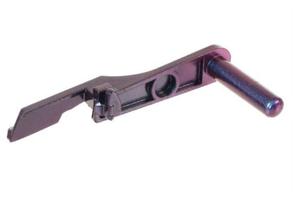 Nine Ball カスタム GBBスライドストップ NEO - ZANSHIN Tokyo Marui ハイキャパ/MEU/ M45A1 GBB 用 - ムラサキ紫-AIRSOFT GOGO エアガン・サバゲー用品通販