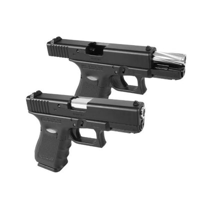 Nine Ball ノンリコイル フルートアウターバレル NEO 東京マルイ G19 Gen 3/Gen 4 GBB エアソフトガン用 シルバー-AIRSOFT GOGO エアガン・サバゲー用品通販