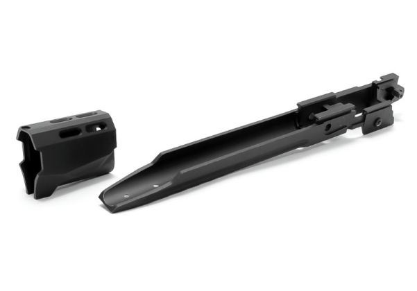 Nine Ball Tokyo Marui ハイキャパ 5.1 カスタム ロアフレーム R コンペンセイター付き - ブラック（金(きん)マッチをを除く(をのぞく)）-AIRSOFT GOGO エアガン・サバゲー用品通販