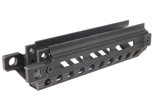 Nitro.Vo MP5 MLOK ハンドガード Tokyo Marui MP5A4/ MP5A5/ MP5 RAS AEG 用 - ブラック-AIRSOFT GOGO エアガン・サバゲー用品通販