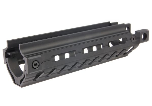 Nitro.Vo MP5 MLOK ハンドガード Tokyo Marui MP5A4/ MP5A5/ MP5 RAS AEG 用 - ブラック-AIRSOFT GOGO エアガン・サバゲー用品通販
