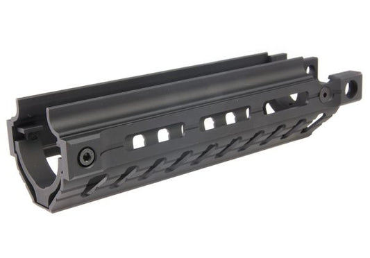Nitro.Vo MP5 MLOK ハンドガード Tokyo Marui MP5A4/ MP5A5/ MP5 RAS AEG 用 - ブラック-AIRSOFT GOGO エアガン・サバゲー用品通販