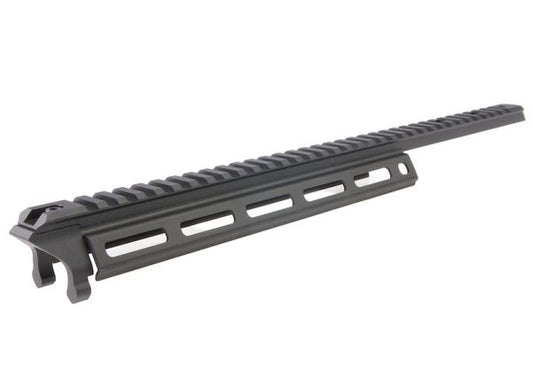 Nitro.Vo トップレイル MLOK ハンドガード Tokyo Marui M870 ブリーチャー用 - ブラック-AIRSOFT GOGO エアガン・サバゲー用品通販