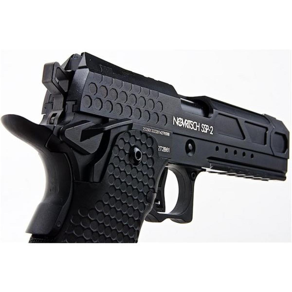 ノブリッチュ SSP2 グリーン ガス エアソフト ピストル - ブラック-AIRSOFT GOGO エアガン・サバゲー用品通販