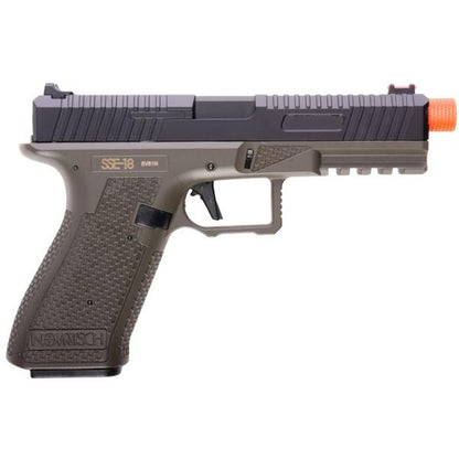 NOVRITSCH SSE18 フルオート / セミ AEP エアソフト ピストル - OD (第 2 世代) - US バージョン-AIRSOFT GOGO エアガン・サバゲー用品通販