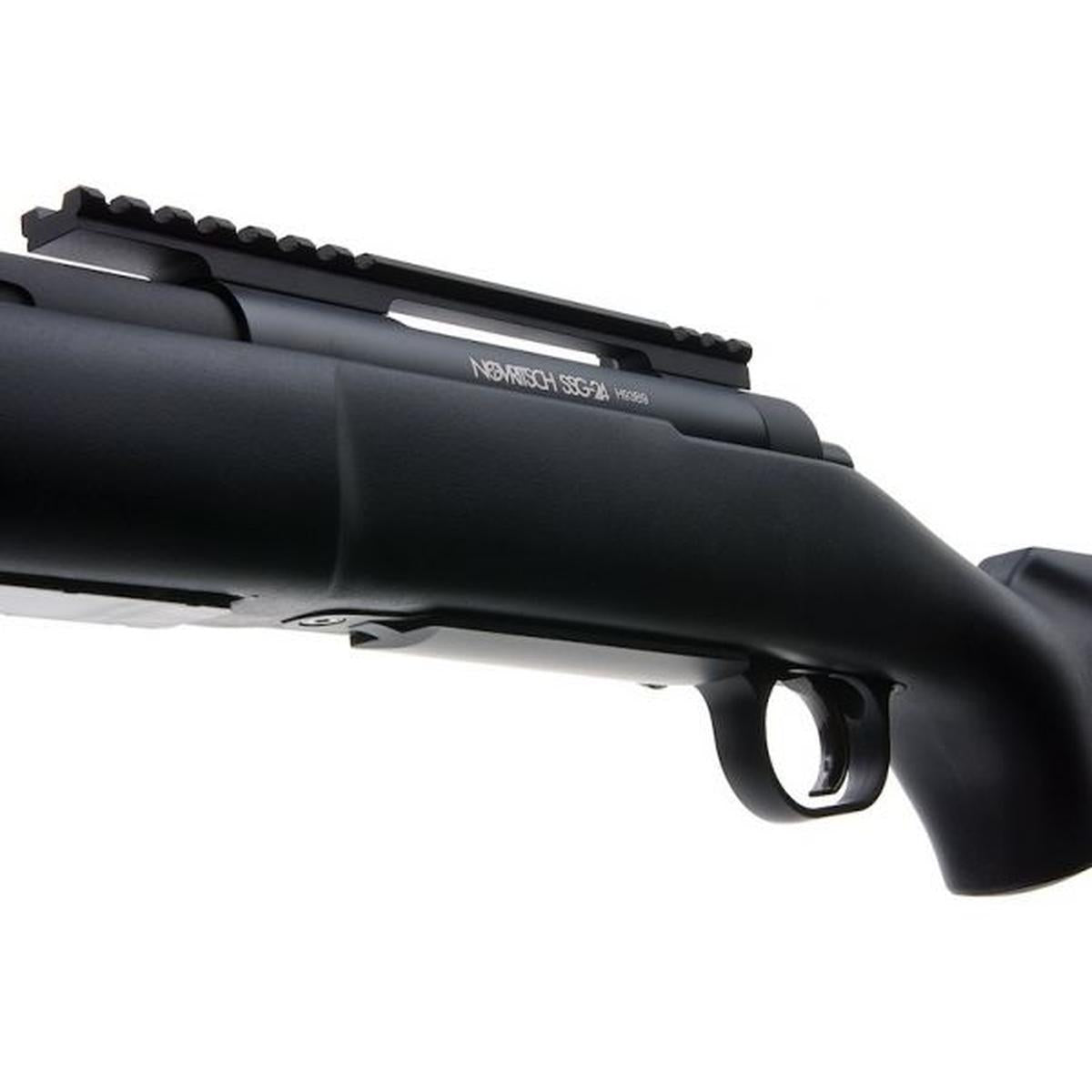 NOVRITSCH SSG24 エアソフト スナイパー ライフル - ブラック (スプリング パワー)-AIRSOFT GOGO エアガン・サバゲー用品通販