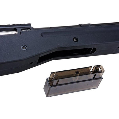 NOVRITSCH SSG96 MK2 エアソフト スナイパー ライフル - ブラック (スプリング パワー)-AIRSOFT GOGO エアガン・サバゲー用品通販