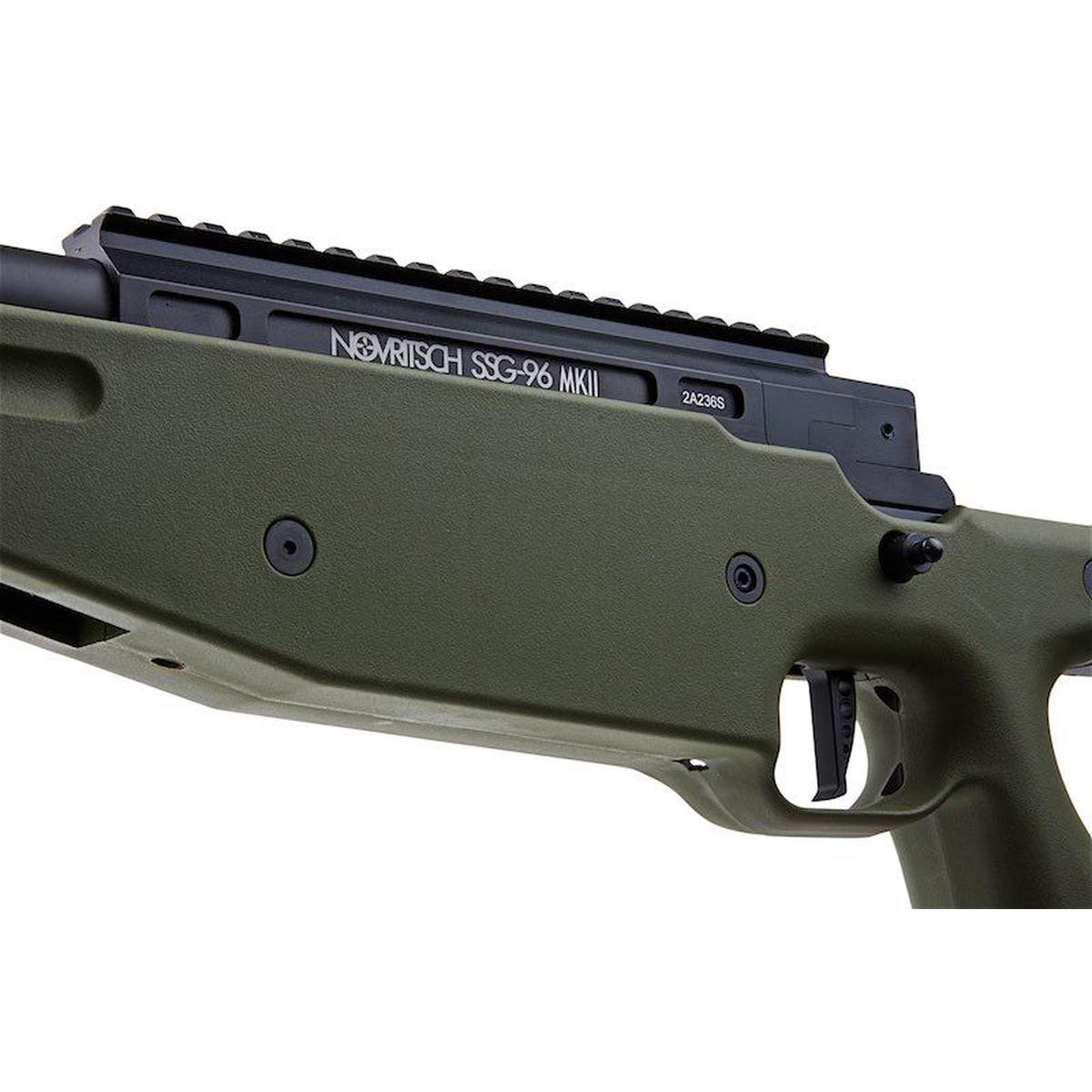 NOVRITSCH SSG96 MK2 エアソフト スナイパー ライフル - OD (スプリング パワー)-AIRSOFT GOGO エアガン・サバゲー用品通販