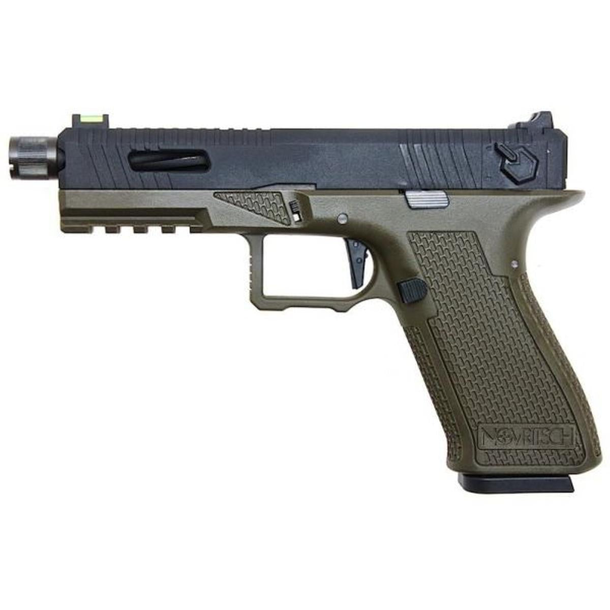 NOVRITSCH SSP18 CO2 GBB エアソフト ピストル - グリーン-AIRSOFT GOGO エアガン・サバゲー用品通販