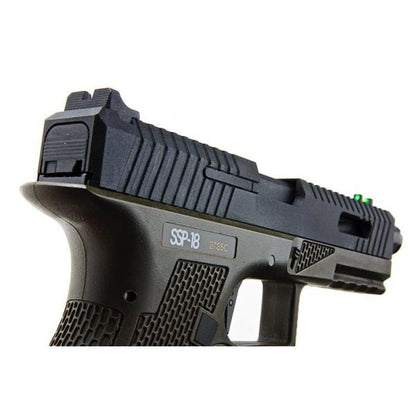 NOVRITSCH SSP18 CO2 GBB エアソフト ピストル - グリーン-AIRSOFT GOGO エアガン・サバゲー用品通販